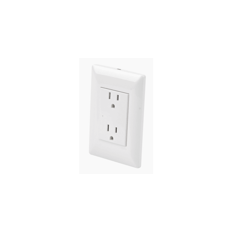 Contacto Inteligente de Pared Doble 220, 15A, con Supresor de Picos Tipo A.